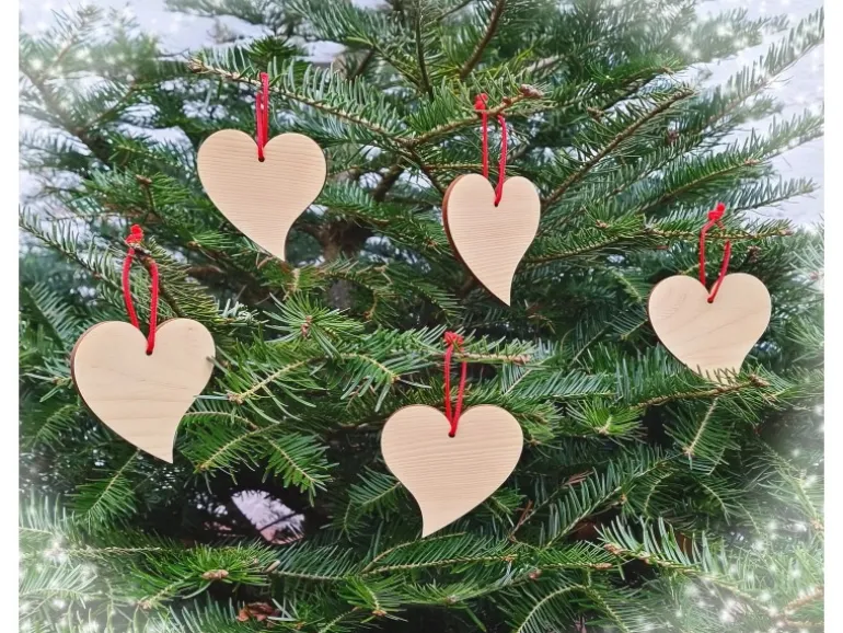 Erst-Holz Christbaumschmuck Holzschmuck Deko Hirsch