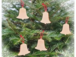 Erst-Holz Christbaumschmuck Holzschmuck Deko Schneeflocke