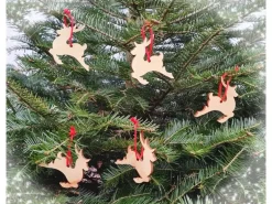 Erst-Holz Christbaumschmuck Holzschmuck Deko Stern