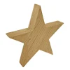 Erst-Holz Holzsterne aus Eiche Weihnachtsdekoration Stern Eiche 18 cm