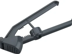 Fackelmann Knoblauchpresse 3-in-1 Dunkelgrau Alu