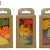 Filzornament Herbst Bunt 3-fach sortiert 3,5 cm x 6 cm x 13 cm 24-teilig