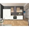 Flex-Well Classic Küchenzeile Florida 360 cm Weiß-Sonoma Eiche Nachbildung