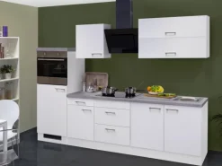 Flex-Well Exclusiv Küchenzeile Joelina 270 cm Weiß