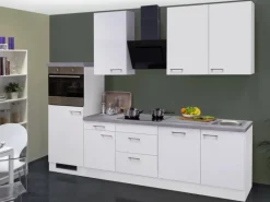 Flex-Well Exclusiv Küchenzeile Joelina 280 cm Weiß