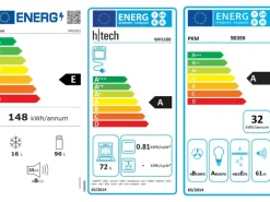 Flex-Well Exclusiv Küchenzeile Valero 220 cm Hochglanz Weiß - Sonoma Eiche