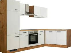 Flex-Well Exclusiv Winkelküche Vintea 280x170 cm Magnolia-Lancelot Oak
