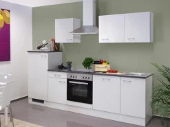 Flex-Well Küchenzeile Lucca 280 cm Weiß