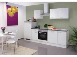 Flex-Well Küchenzeile Lucca 280 cm Weiß