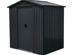 Floraworld Metall-Gerätehaus Anthrazit 1,8 m²