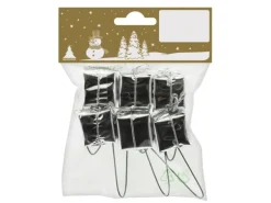 Folienpäckchen Ø 2,5 cm Silber 6 Stück