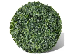 furnicato Buchsbaumkugeln 2 Stk. Künstlich Formschnitt-Kugel 27 cm