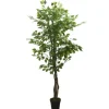 furnicato Ficusbaum Künstlich 630 Blätter 120 cm Grün