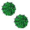 furnicato Künstliche Buchsbaumkugel mit Lavendel 2 Stk. 30 cm