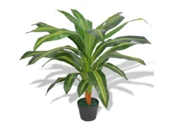 furnicato Künstlicher Drachenbaum mit Topf 90 cm Grün