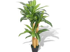 furnicato Künstlicher Drachenbaum mit Topf 100 cm Grün