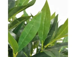 furnicato Künstlicher Lorbeerbaum mit Topf 125 cm Grün