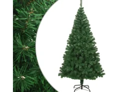 furnicato Künstlicher Weihnachtsbaum mit Dicken Zweigen Grün 240 cm PVC