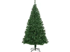 furnicato Künstlicher Weihnachtsbaum mit Dicken Zweigen Grün 240 cm PVC