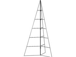 furnicato Metall-Weihnachtsbaum für Dekorationen Schwarz 100 cm