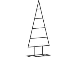 furnicato Metall-Weihnachtsbaum Deko Schwarz 60 cm
