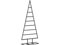 furnicato Metall-Weihnachtsbaum für Dekorationen Schwarz 125 cm