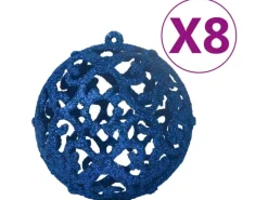 furnicato 100-tlg. Weihnachtskugel-Set Blau