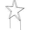 Gartenstecker 33 LEDs 37,5 cm x 55 cm Stern Warmweiß