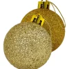 Glitzerkugel Goldfarben 2er-Set