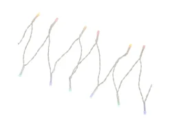 Globo LED-Lichterkette 30 LEDs Metall Silber 320 cm Bunt