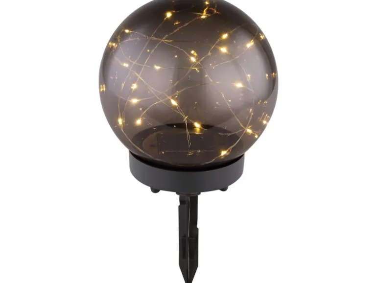 Globo LED-Solaraußenleuchte Kugel Ø 15 cm mit Lichterkette 20-flammig