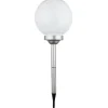 Globo LED-Solaraußenleuchte mit Kugel und Erdspieß Ø 25 cm