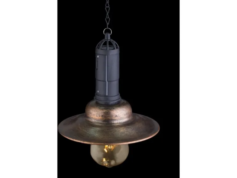 Globo LED-Solarhängeleuchte dunkles Metall