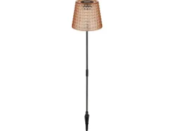 Globo LED-Solarleuchten-Set Ø 12,5 cm x 60 cm Amber 2 Stück