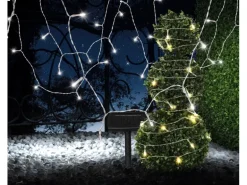 Globo LED-Solarlichterkette 120 LEDs Transparent 20 m