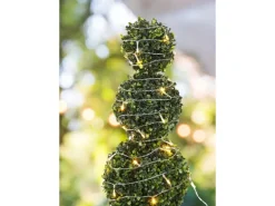 Globo LED-Solarlichterkette 120 LEDs Transparent 20 m