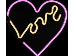 Globo Neon-Wandlampe Weiß 33 cm x 35 cm