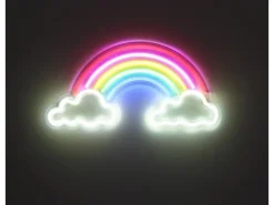 Globo Neon-Wandlampe Weiß 40 cm x 20 cm