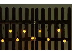 Globo Solarleuchte Kunststoff 15 cm Schwarz Matt