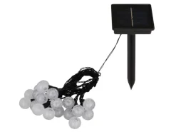 Globo Solarleuchte Kunststoff 15 cm Schwarz Matt