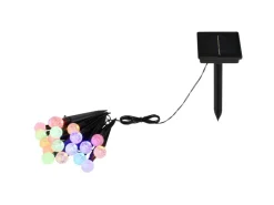 Globo Solarleuchte Kunststoff 15 cm Schwarz Matt