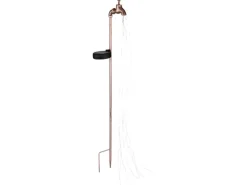 Globo Solarleuchte Metall 80 cm Gold