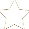 Glorex Metallstern Goldfarben 25 cm x 25 cm x 0,3 cm