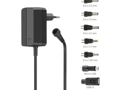 Hama Schaltnetzteil Universal Einstellbar 1000 mA 12 W max. 12 V Schwarz