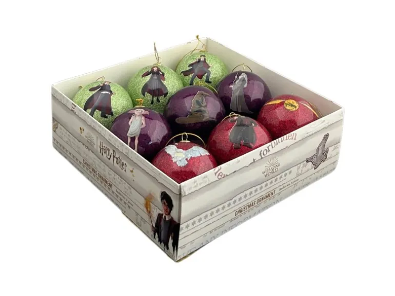 Harry Potter Weihnachtskugel-Set Charaktere 9-teilig Ø 7,5 cm