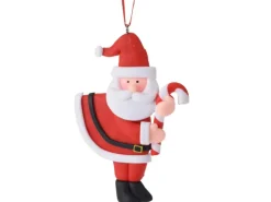 Hängedeko Weihnachtsmann 9 cm 3-fach sortiert