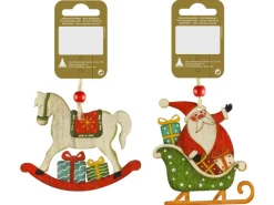 Holzhänger 2 Arten Bunt Verschiedene Größen