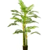 HOMCOM Künstliche Palme im Topf Kunstpalme PEVA  19,5L x 19,5B x 190H cm