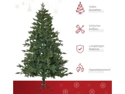 HOMCOM Künstlicher Weihnachtsbaum 1,8 m Ø120 x 180 cm