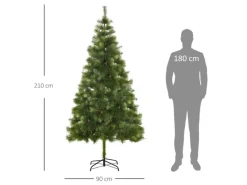 HOMCOM Künstlicher Weihnachtsbaum 2,1 m 505 Äste